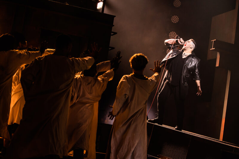 Nicholas Hambruch in the North American Tour of Jesus Christ Superstar.