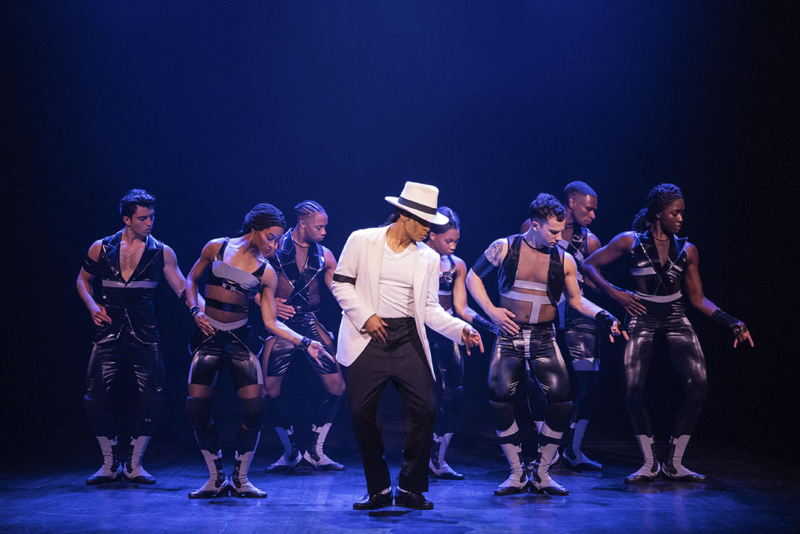 Jamaal Fields-Green as 'MJ' and the cast of the MJ First National Tour. | Photo by: Matthew Murphy